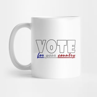 Vote for your country Mug